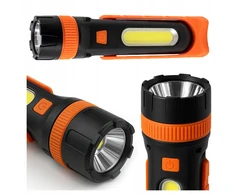 Xudo Xd Galingas, vandeniui atsparus, baterija maitinamas LED žibintuvėlis su magnetu, 2 XUDO apšvietimo režimai