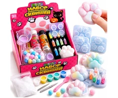 „XXL“ rinkinys „Cat's Paw“, „pasidaryk pats“ „Squishy Slime Squishy Squishy“, skirtas 3 ir vyresniems vaikams