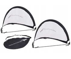 Yakimasport Pop-Up futbolo vartai Yakima 1,2x0,8 m (2 vnt. + maišas) balti