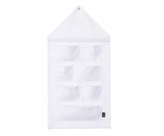 Yellow Tipi Geltona Tipi Organizer Domek Cotton Baltas