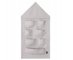 Yellow Tipi Geltona Tipi Organizer Domek Cotton Gray