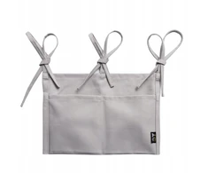 Yellow Tipi Geltona Tipi Organizer na łóżeczko Cotton Gray