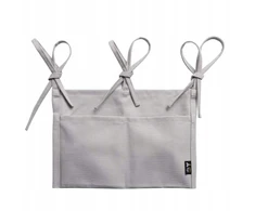 Yellow Tipi Geltona Tipi Organizer na łóżeczko Cotton Gray