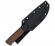 Za-Pas Biwi BW10 Micarta Satin lauko išgyvenimo peilis su dėklu - Rudas