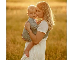 Zaffiro Vaikjuostė Womar Hug Me N16 leaves Mint 7831, mėlyna