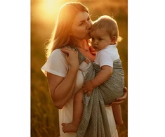 Zaffiro Vaikjuostė Womar Hug Me N16 leaves Mint 7831, mėlyna