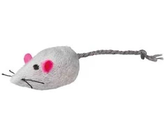 TRIXIE Pelė su skambučiu, pliušas, su kačių mėta, 5 cm