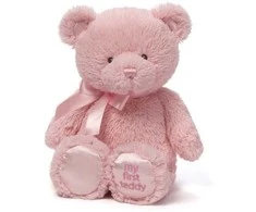GUND Mano pirmasis pliušinis meškutis, rožinis, 25 cm