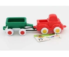 Žaislinis automobilis su priekaba Viking Toys 15cm 12+ mėn.
