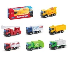Žaislinis krovininis automobilis Scania P320 Welly 1:102 3+ m.