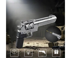 ŽAISLINIŲ PUNKTO BLOKŲ MODELIS 428 EL. BLOKAI GUN REVOLVER ŽAISLAI