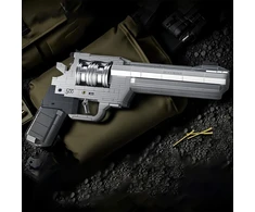 ŽAISLINIŲ PUNKTO BLOKŲ MODELIS 428 EL. BLOKAI GUN REVOLVER ŽAISLAI