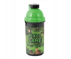 Gertuvė Žalias GAMING PASO BUTELIS BERNIUKUI VANDENS BUTELIS 500 ML MOKYKLAI