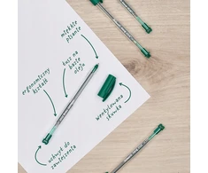 Žalias "pelikan Hang Stick" rutulinis rašiklis