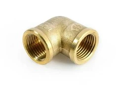 Žalvarinė alkūnė GENERAL FITTINGS, 1/4"