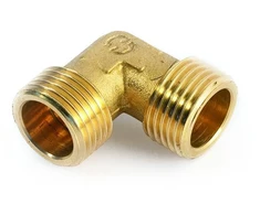 Žalvarinė alkūnė GENERAL FITTINGS, 1", išor/išor