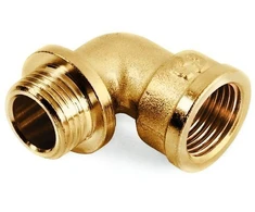Žalvarinė alkūnė GENERAL FITTINGS, 3/4", vid/išor