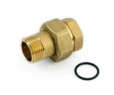 Žalvarinė ardoma jungtis GENERAL FITTINGS, 3/4", tiesi, išor/išor