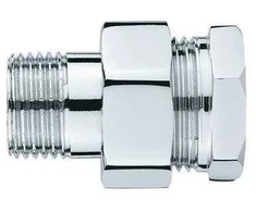 Žalvarinė ardoma jungtis GENERAL FITTINGS, 3/4", tiesi, chrom., vid/išor