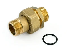 Žalvarinė ardoma jungtis GENERAL FITTINGS, 1/2", tiesi, išor/išor