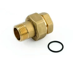 Žalvarinė ardoma jungtis GENERAL FITTINGS, 3/4", tiesi, vid/išor
