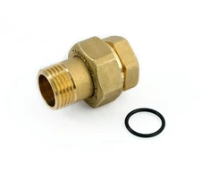 Žalvarinė ardoma jungtis GENERAL FITTINGS, 1 1/4", tiesi, vid/išor