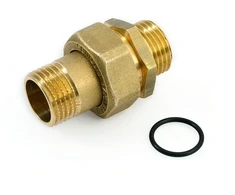 Žalvarinė ardoma jungtis GENERAL FITTINGS, 3/4", tiesi, išor/išor
