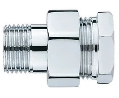 Žalvarinė ardoma jungtis GENERAL FITTINGS, 3/4", tiesi, chrom., vid/išor