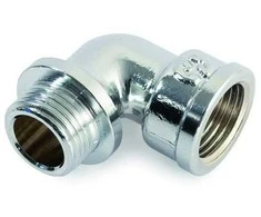 Žalvarinė chrom. alkūnė GENERAL FITTINGS, 1/2"