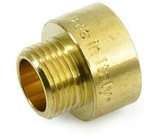 Žalvarinė pereiga GENERAL FITTINGS, 3/8"x 1/4", vid/išor