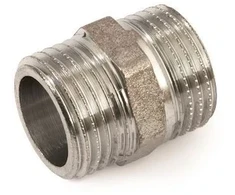 Žalvarinis chrom. nipelis GENERAL FITTINGS, 1/2"