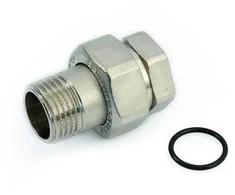 Žalvarinis chrom. nipelis GENERAL FITTINGS, 1"