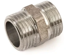 Žalvarinis chrom. nipelis GENERAL FITTINGS, 1"