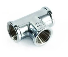 Žalvarinis chrom. trišakis GENERAL FITTINGS, 1/2"