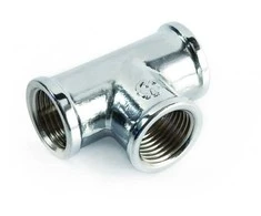 Žalvarinis chrom. trišakis GENERAL FITTINGS, 3/4"