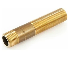 Žalvarinis ilgasriegis GENERAL FITTINGS, 1/2"x 150 mm, išor/išor