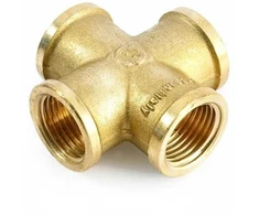 Žalvarinis keturšakis GENERAL FITTINGS, 1/2"