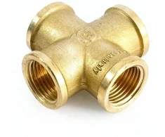 Žalvarinis keturšakis GENERAL FITTINGS, 3/4"