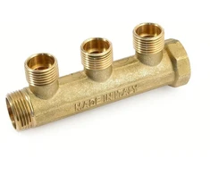 Žalvarinis kolektorius GENERAL FITTINGS, 1"x 1/2", 2-jų žiedų