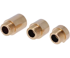 Žalvarinis prailgintojas GENERAL FITTINGS, 3/8"x 40 mm, vid/išor