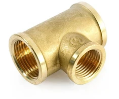 Žalvarinis redukuotas trišakis GENERAL FITTINGS, 1"x 3/4"