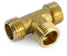 Žalvarinis trišakis GENERAL FITTINGS, 1", išor/išor/išor