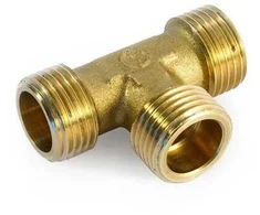 Žalvarinis trišakis GENERAL FITTINGS, 1/2", išor/išor/išor