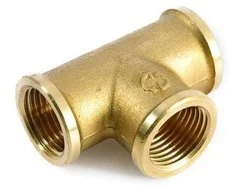 Žalvarinis trišakis GENERAL FITTINGS, 1/4"