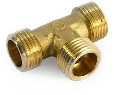 Žalvarinis trišakis GENERAL FITTINGS, 1", išor/išor/išor