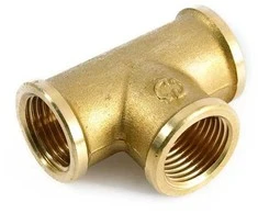 Žalvarinis trišakis GENERAL FITTINGS, 3/8"