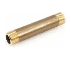 Žalvarinis trumpasriegis GENERAL FITTINGS, 1"x 80 mm, išor/išor