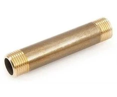 Žalvarinis trumpasriegis GENERAL FITTINGS, 3/4"x 150 mm, išor/išor