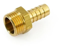 Žalvarinis žarnos antgalis GENERAL FITTINGS, 1/2"x 16 mm, išor. sr.
