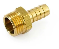 Žalvarinis žarnos antgalis GENERAL FITTINGS, 1/2"x 10 mm, išor. sr.